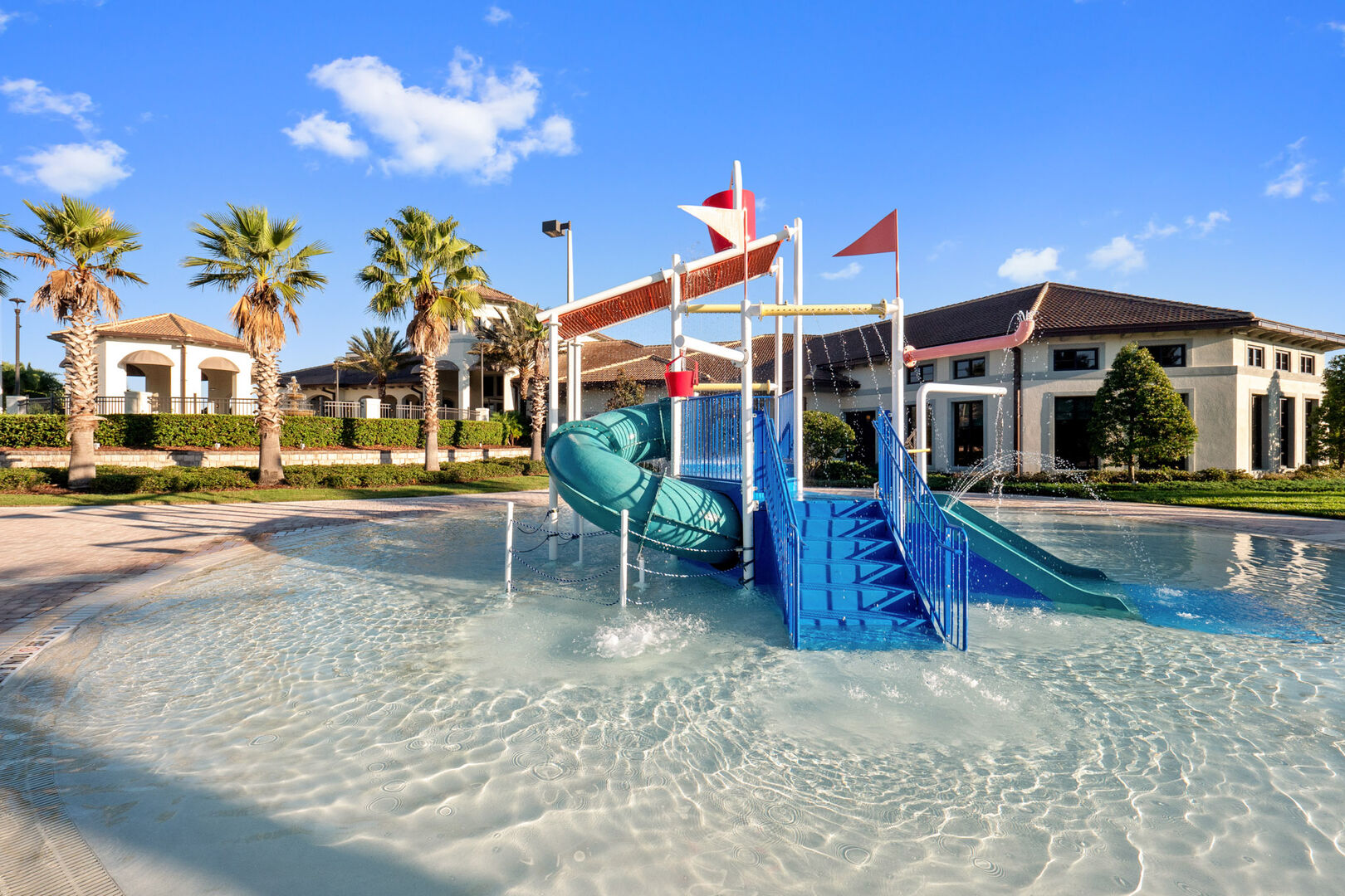 slide in pool
