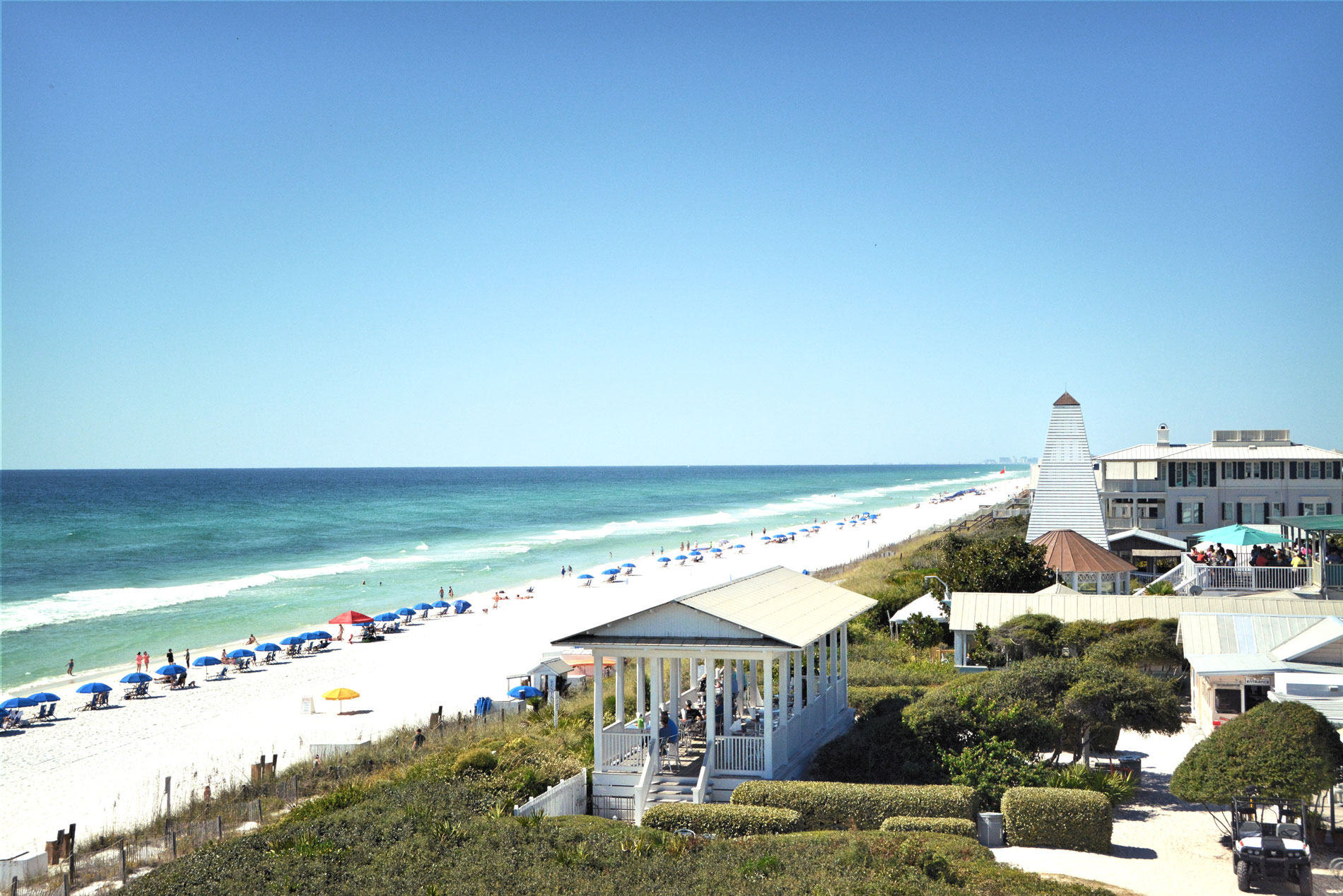 view of sandy beach
